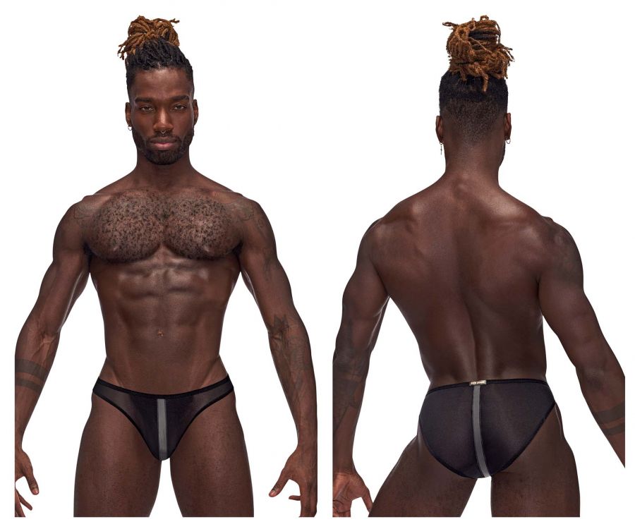 [Male Power] Landing Strip Bikini Brief Black (480-271)